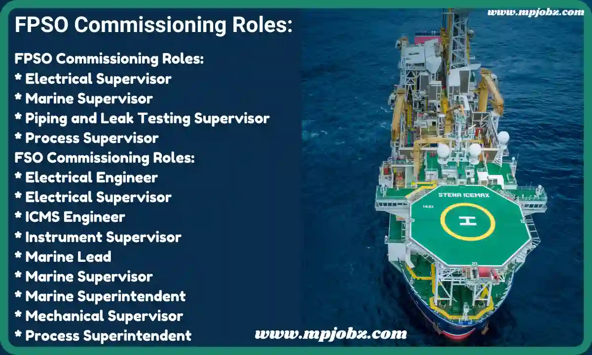 Oil & Gas FPSO Commissioning Roles